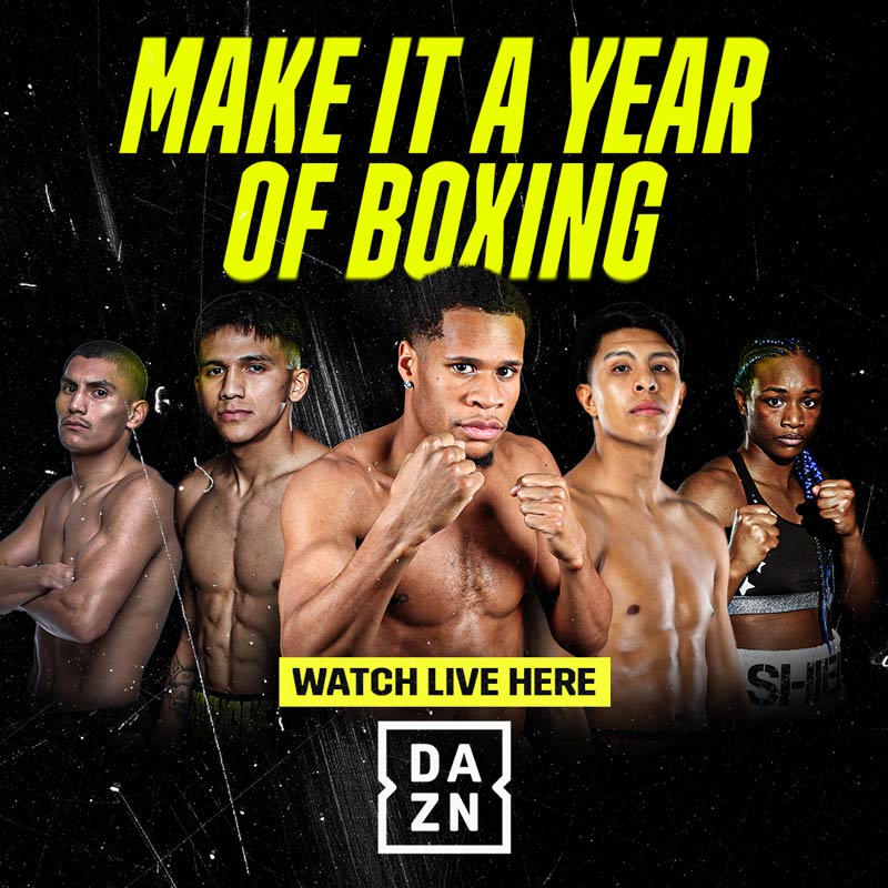 DAZN Boxing shown at Baby Dolls Abilene